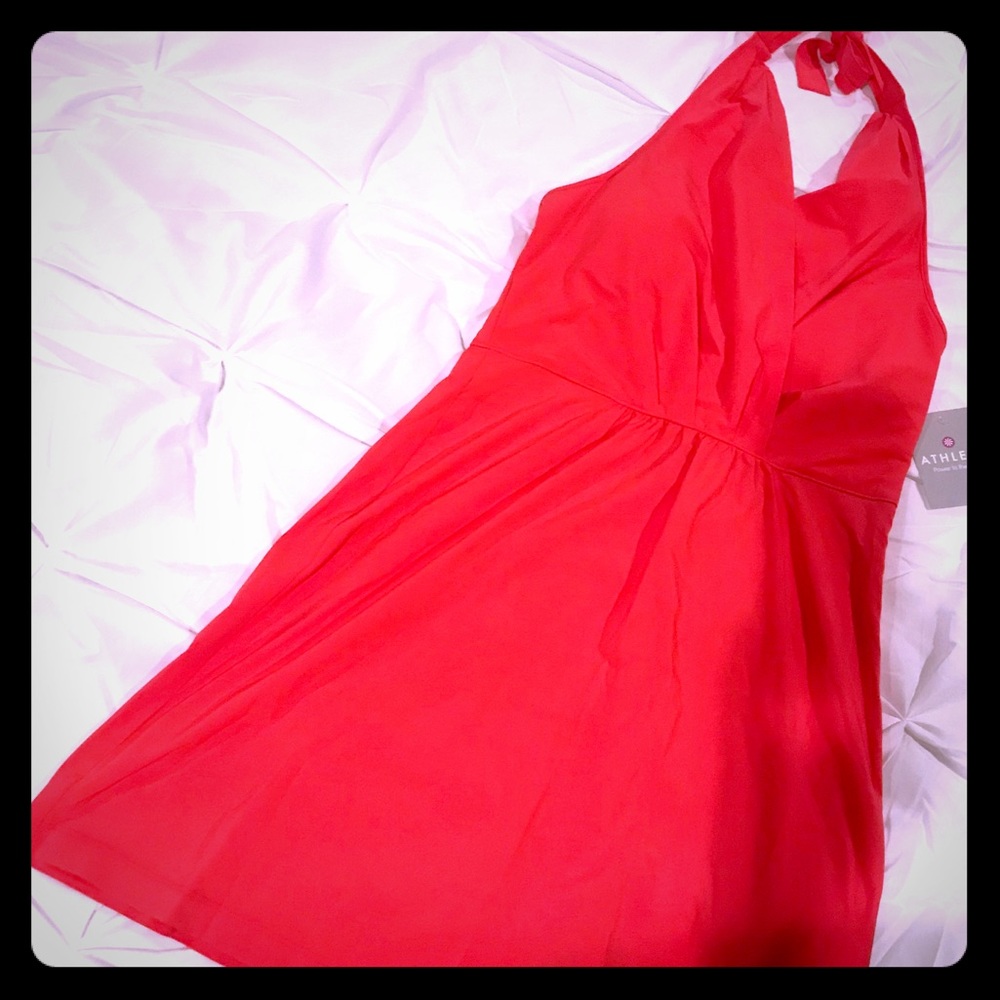 Athleta Go Anywhere Halico Halter Dress NWT
